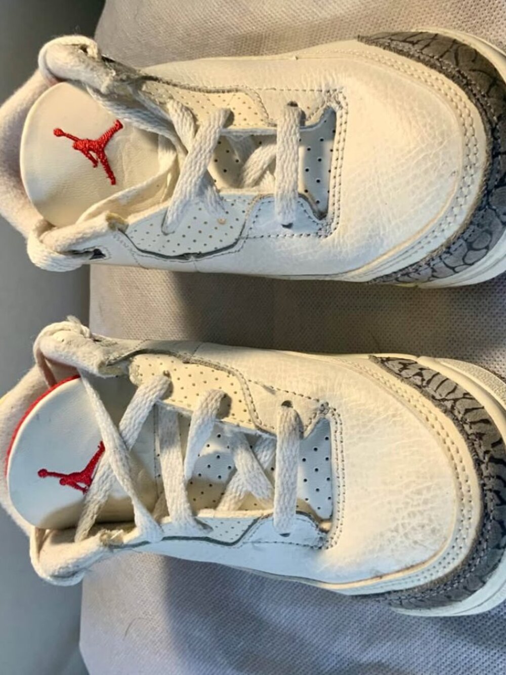 Air Jordan 9C Retro White Cement Reimagined TD Shoe Size 6c White DM0968-100